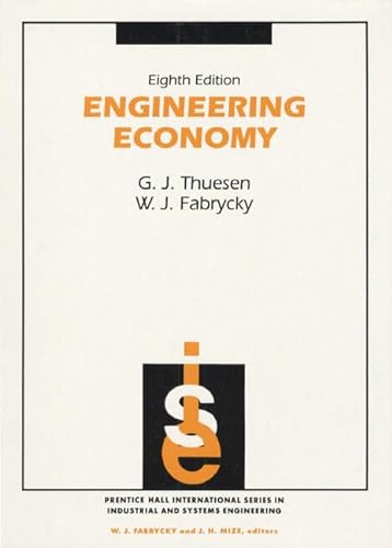 9780132799287: Engineering Economy (Prentice-hall International Series in Industrial & Systems Engineering)
