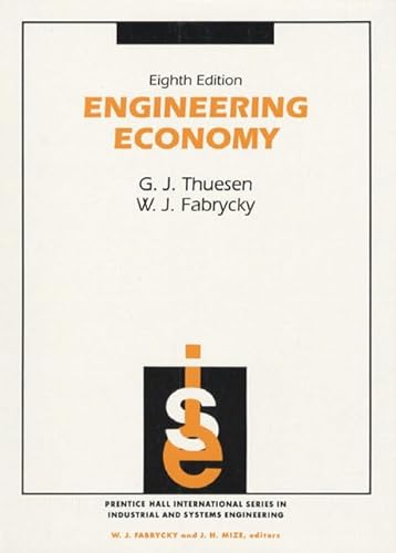 Stock image for Engineering Economy for sale by Better World Books