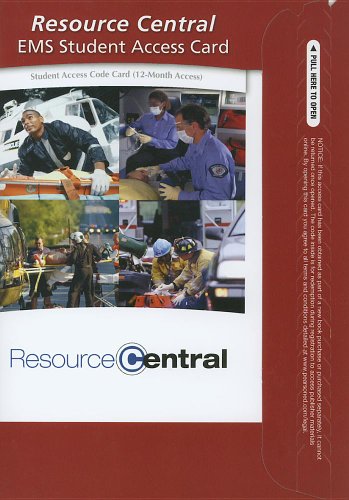 Imagen de archivo de Resource Central EMS a la venta por BooksRun