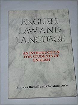 9780132804547: English Law and Language