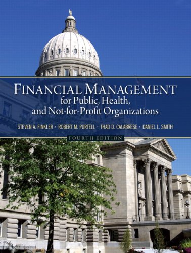 Stock image for Financial Management for Public, Health, and Not-For-Profit Organizations for sale by SecondSale