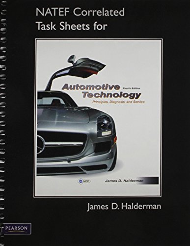 automotive technology 4th edition by james d.halderman