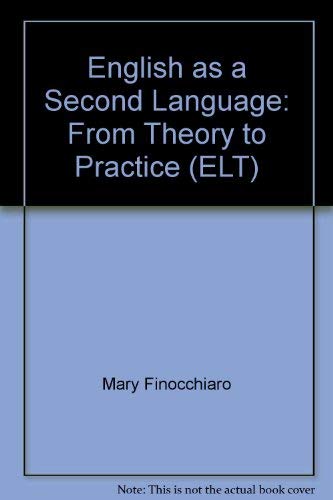 Beispielbild fr English as a Second Language from Theory to Practice zum Verkauf von ThriftBooks-Dallas