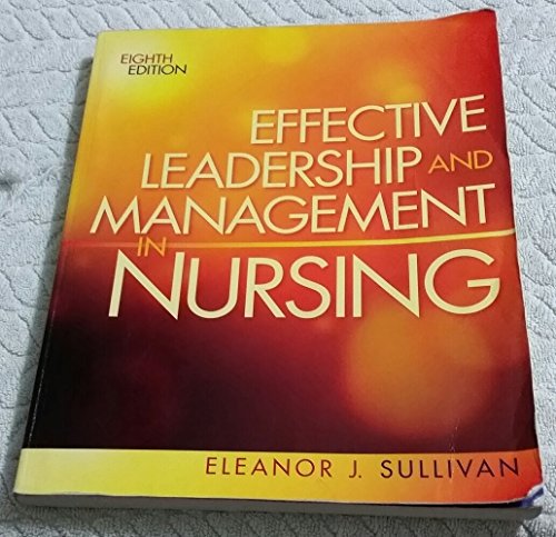Imagen de archivo de Effective Leadership and Management in Nursing a la venta por ZBK Books