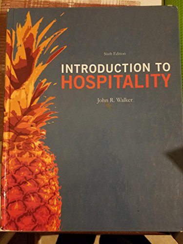 Stock image for Introduction to Hospitality for sale by Better World Books