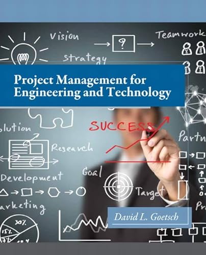 9780132816403: Project Management for Engineering and Technology