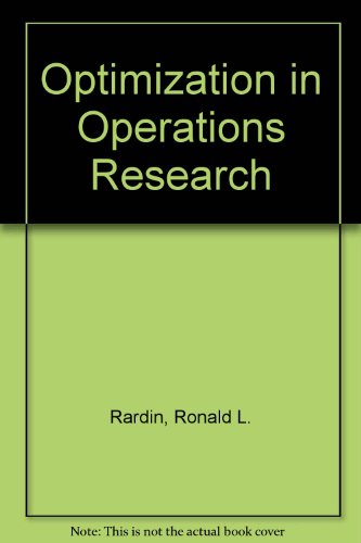9780132819251: Optimization in Operations Research: International Edition