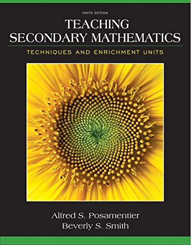 Stock image for Teaching Secondary Mathematics: Techniques and Enrichment Units for sale by HPB-Red