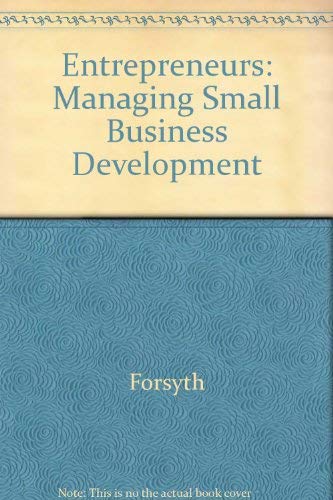 Beispielbild fr Entrepreneurship and Small Business Development zum Verkauf von Better World Books: West