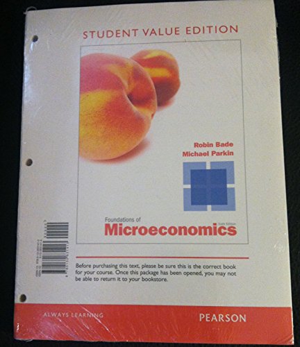 Beispielbild fr Foundations of Microeconomics zum Verkauf von Wonder Book