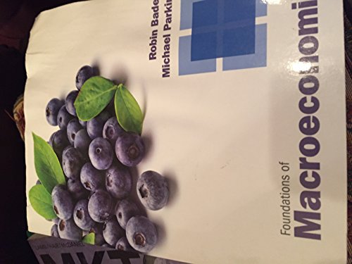 Imagen de archivo de Foundations of Macroeconomics a la venta por ThriftBooks-Dallas