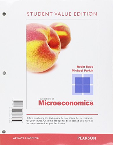 Stock image for Foundations of Microeconomics for sale by HPB-Red