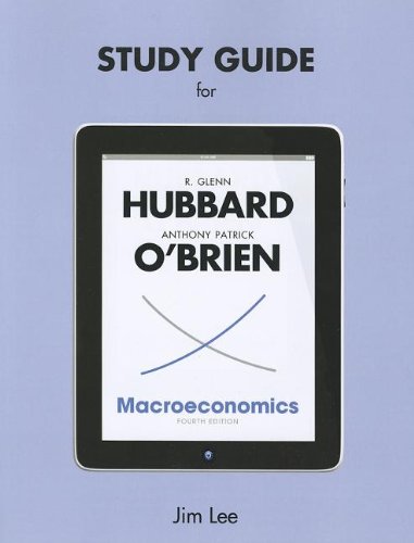 Beispielbild fr Study Guide for Macroeconomics zum Verkauf von BookHolders