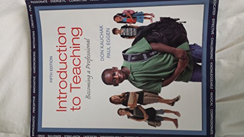 Beispielbild fr Introduction to Teaching : Becoming a Professional zum Verkauf von Better World Books