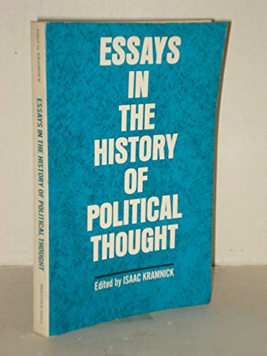 Beispielbild fr Essays in the History of Political Thought zum Verkauf von Better World Books