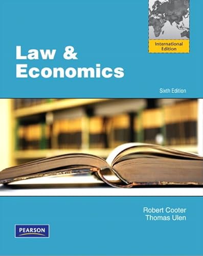 9780132846158: Law and Economics: International Edition