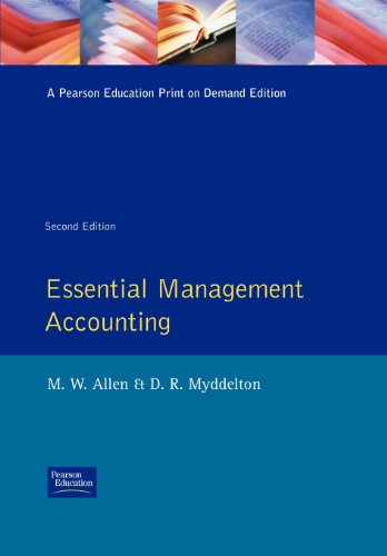 Beispielbild fr Essential Management Accounting zum Verkauf von AwesomeBooks