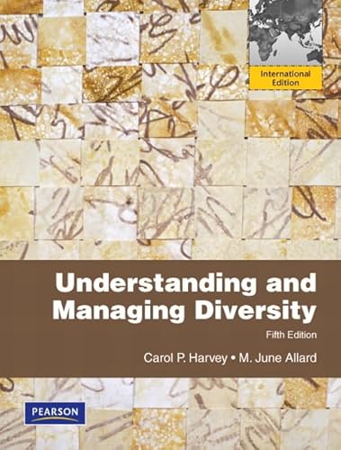 Imagen de archivo de Understanding and Managing Diversity : International Edition a la venta por Better World Books