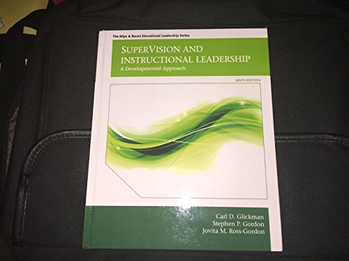 Stock image for SuperVision and Instructional Leadership: A Developmental Approach (9th Edition) (Allyn & Bacon Educational Leadership) for sale by Jenson Books Inc