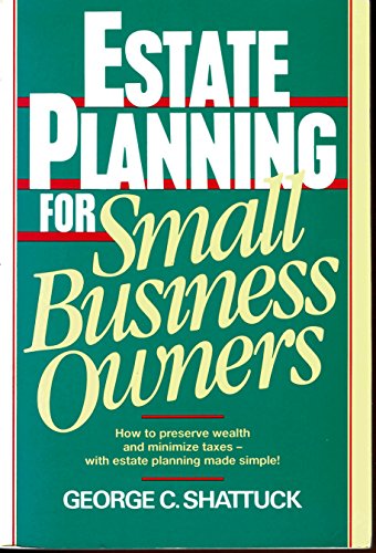 Stock image for Estate Planning for Small Business Owners for sale by Mispah books