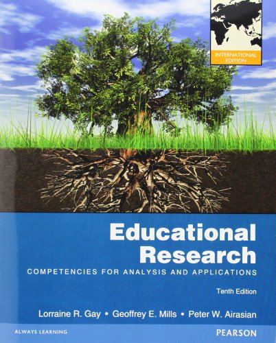 Imagen de archivo de Educational Research: Competencies for Analysis and Applications a la venta por ThriftBooks-Dallas