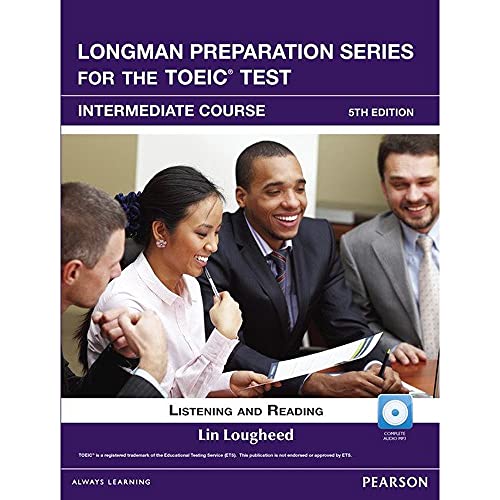 9780132861427: Longman Preparation Series for the Toeic Test + Cd-rom: Listening and Reading Intermediate