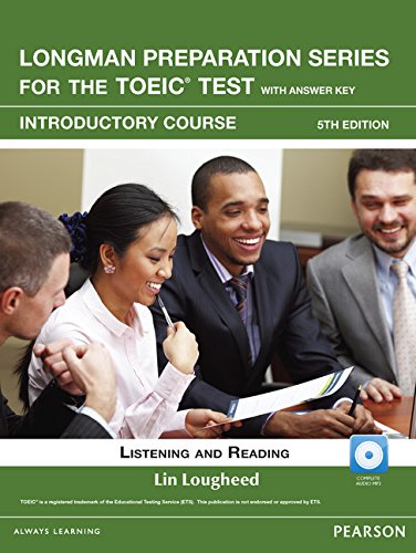 9780132861489: Longman Preparation Series for the TOEIC Test: Listening and Reading Introduction + CD-ROM w/Audio and Answer Key