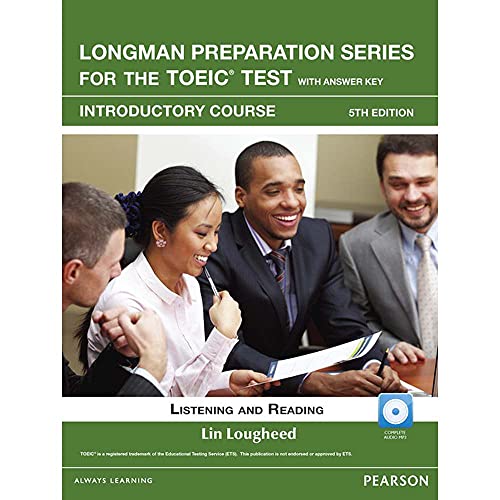 9780132861489: Longman Preparation Series for the TOEIC Test: Listening and Reading Introduction + CD-ROM w/Audio and Answer Key