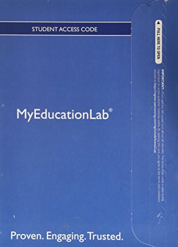 Imagen de archivo de NEW MyEducationLab with Pearson eText -- Standalone Access Card -- for Child Development and Education a la venta por HPB-Red