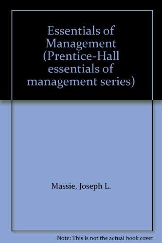 9780132863513: Essentials of Management