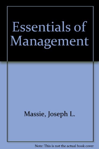 9780132863858: Essentials of Management