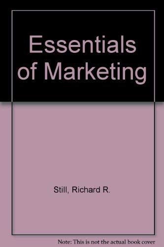 Beispielbild fr Essentials of Marketing zum Verkauf von Better World Books