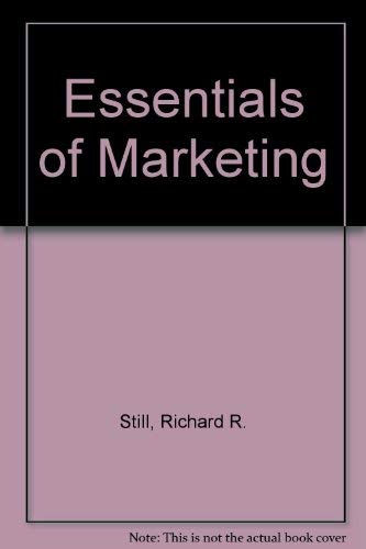 Imagen de archivo de Essentials of Marketing a la venta por Better World Books