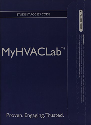 Beispielbild fr NEW MyLab HVAC without Pearson eText -- Access Card -- for Fundamentals of HVAC/R (Myhvaclab (Access Codes)) zum Verkauf von BooksRun