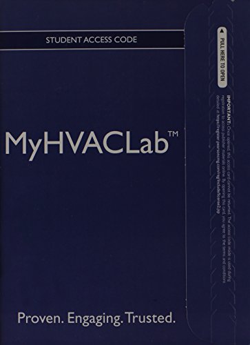 9780132864862: NEW MyLab HVAC without Pearson eText -- Access Card -- for Fundamentals of HVAC/R (Myhvaclab (Access Codes))