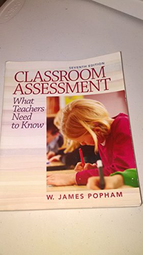 Stock image for Classroom Assessment: What Teachers Need to Know (7th Edition) for sale by HPB-Red