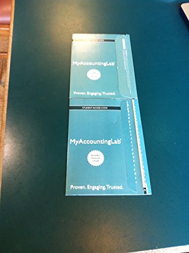 9780132870665: NEW MyLab Accounting with Pearson eText -- Component Access Card (2-Semester Access) (2017)