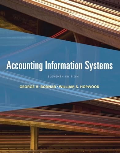 Imagen de archivo de Accounting Information Systems (11th Edition) a la venta por BooksRun