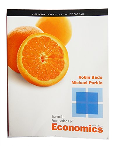 9780132872119: Instructor's Review Copy for Essential Foundations of Economics