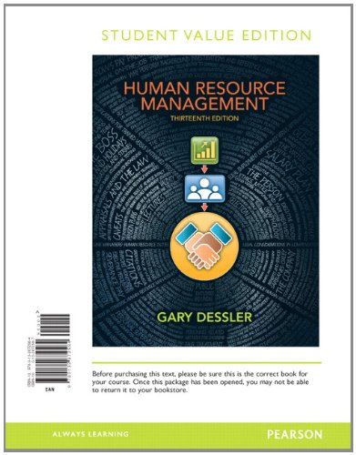 9780132872584: Human Resource Management