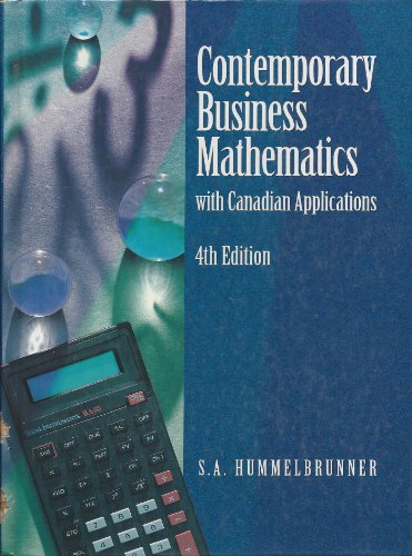 Stock image for Contemporary Business Maths for sale by WookieBooks