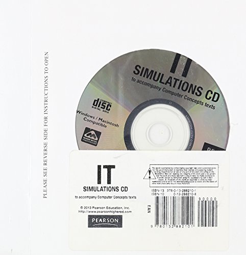 Imagen de archivo de IT Simulations CD, 2012 edition a la venta por BookHolders