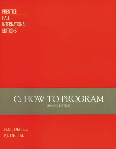 Stock image for C: How to Program for sale by Anybook.com