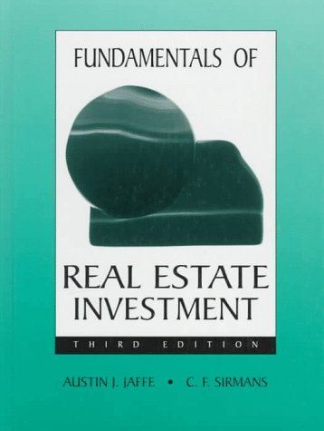 Imagen de archivo de Fundamentals of Real Estate Investment a la venta por ThriftBooks-Dallas
