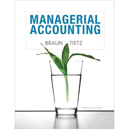 9780132890540: Managerial Accounting