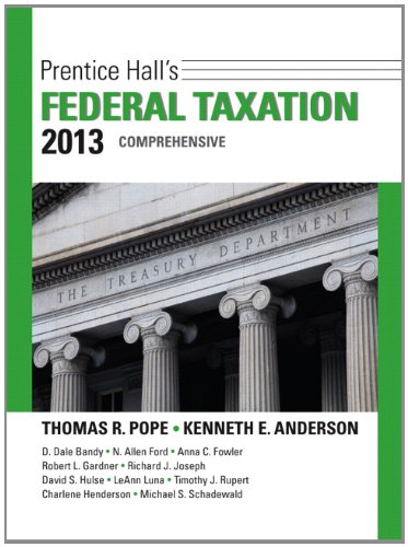 Imagen de archivo de Prentice Hall's Federal Taxation 2013 Comprehensive a la venta por Wonder Book