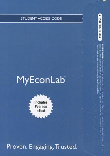 Stock image for NEW MyEconLab with Pearson eText -- Access Card -- for Foundations of Macroeconomics for sale by FirstClassBooks