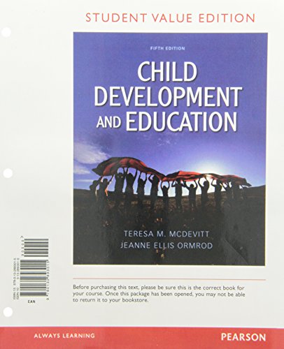 9780132893015: Child Development and Education
