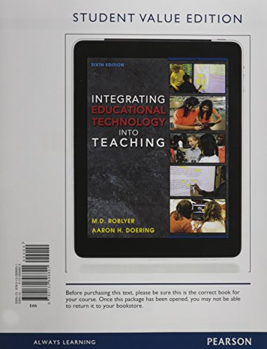 Stock image for Integrating Educational Technology into Teaching, Student Value Edition (6th Edition) for sale by Patrico Books