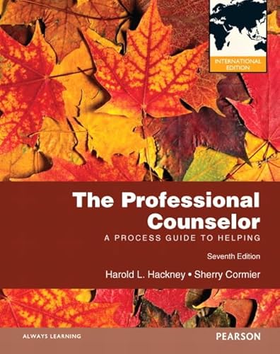 9780132899314: The Professional Counselor: A Process Guide to Helping: International Edition
